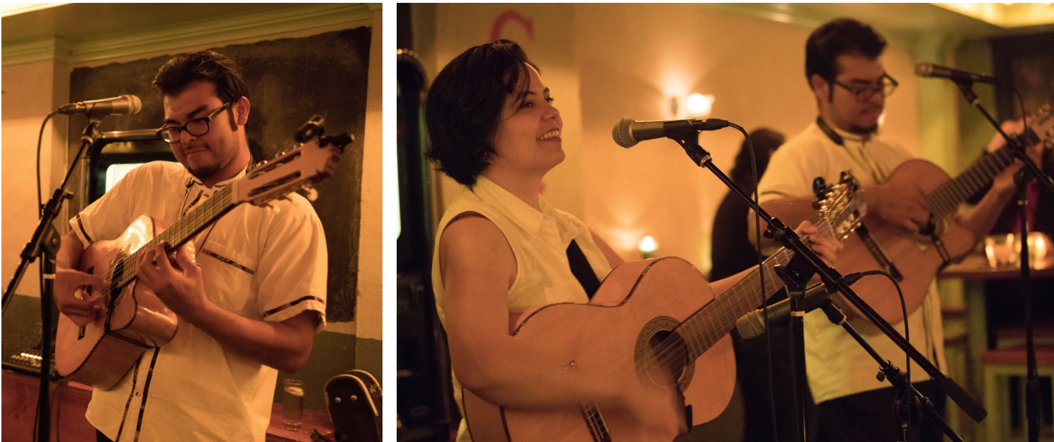 Apprentice Mary Alfaro (L) with Master musician Jesus Martinez. Photos courtesy of the artists.